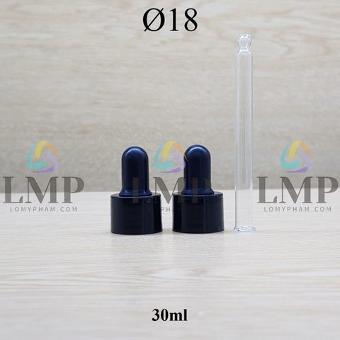 Nắp bóp khoen nhựa trơn Ø18