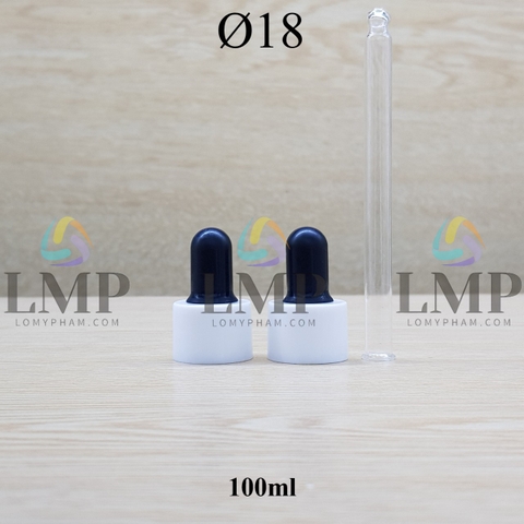 Nắp bóp khoen nhựa trơn Ø18