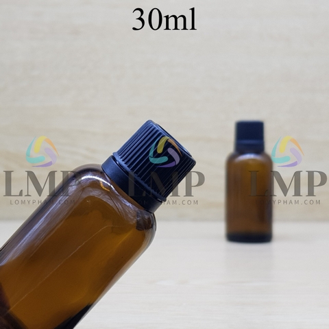 Chai tinh dầu nắp nhựa mỏng 30ml