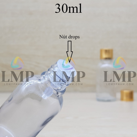 Chai tinh dầu nắp sọc 30ml