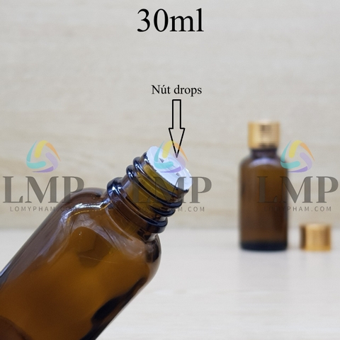 Chai tinh dầu nắp sọc 30ml