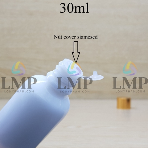 Chai tinh dầu nắp xi KO viền 30ml