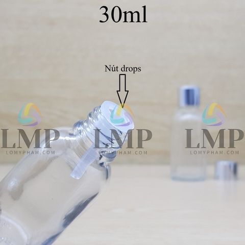 Chai tinh dầu nắp xi KO viền 30ml