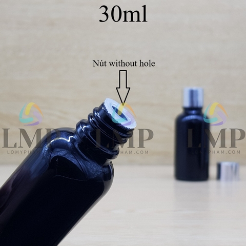 Chai tinh dầu nắp xi KO viền 30ml