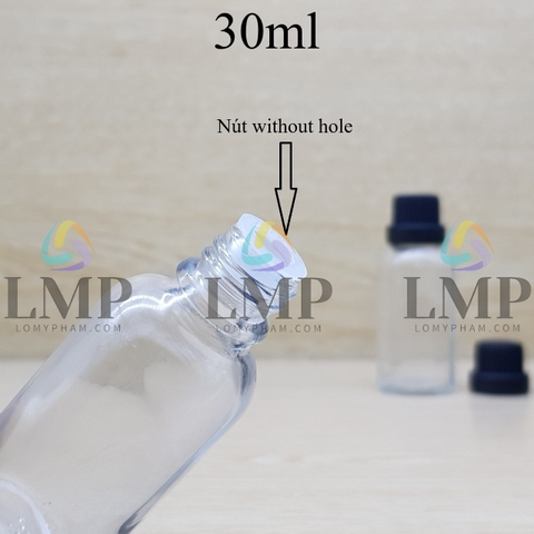 Chai tinh dầu nắp dày 30ml