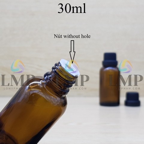 Chai tinh dầu nắp dày 30ml