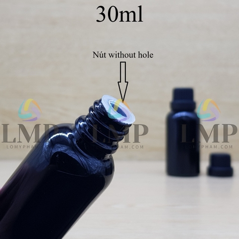 Chai tinh dầu nắp dày 30ml