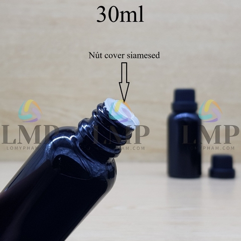 Chai tinh dầu nắp dày 30ml