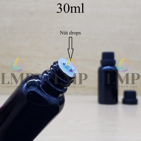 Chai tinh dầu nắp dày 30ml