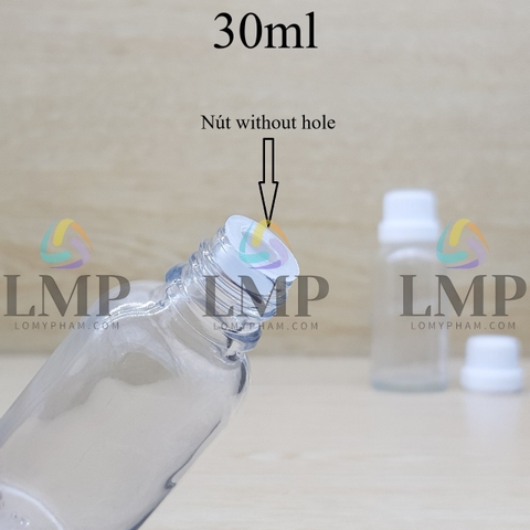 Chai tinh dầu nắp dày 30ml