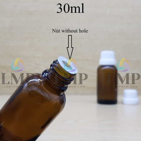 Chai tinh dầu nắp dày 30ml