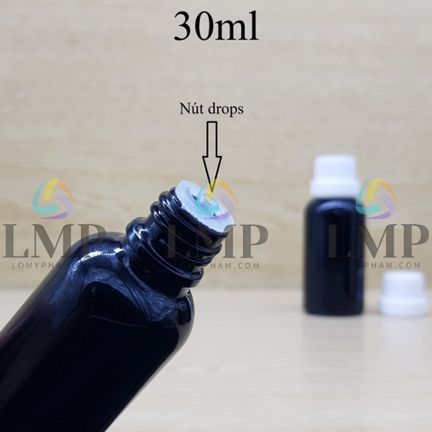 Chai tinh dầu nắp dày 30ml