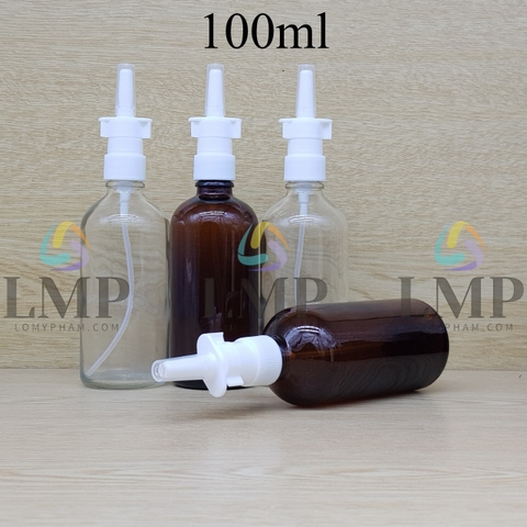 Chai tinh dầu xịt mũi có khóa 100ml
