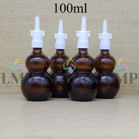 Chai hồ lô xịt mũi có khóa 100ml