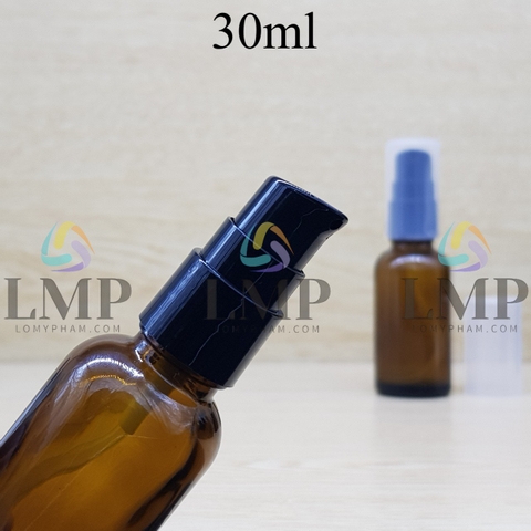 Chai tinh dầu đầu xịt giọt KO viền 30ml