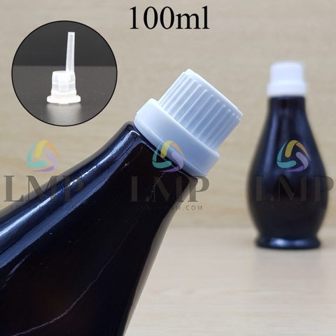 Chai đèn dầu nắp dày 100ml