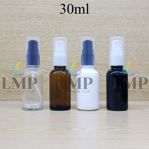 Chai tinh dầu đầu xịt giọt có 2 viền 30ml