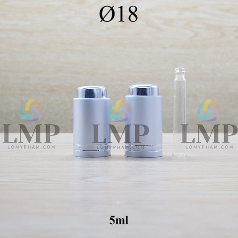Nắp nhấn Ø18 ( kèm ống thủy tinh )