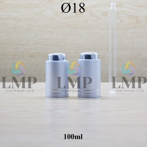 Nắp nhấn Ø18 ( kèm ống thủy tinh )