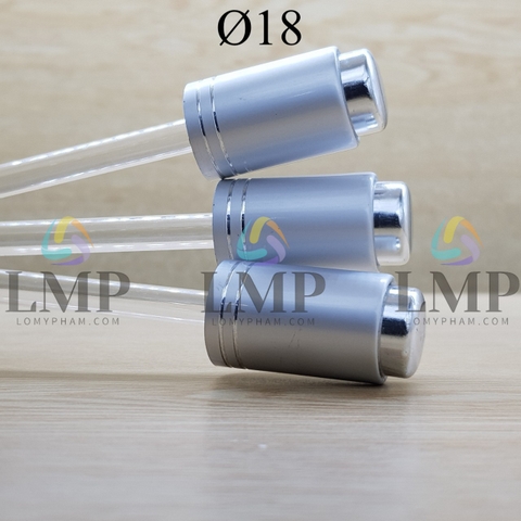 Nắp nhấn Ø18 ( kèm ống thủy tinh )
