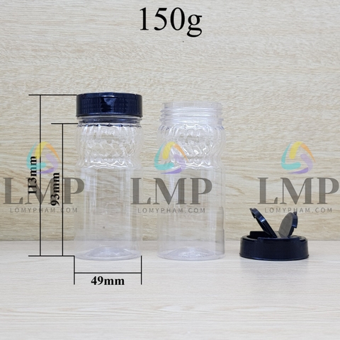 Hũ muối tiêu nắp 2 ngăn 150g