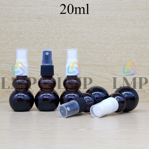 Chai hồ lô phun sương sọc 20ml