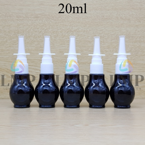 Chai đèn dầu xịt mũi vuông thẳng 20ml