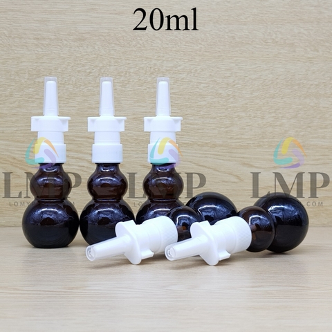 Chai hồ lô xịt mũi có khóa 20ml