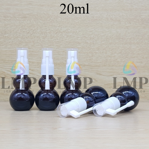 Chai hồ lô xịt mũi xoay 360 độ 20ml