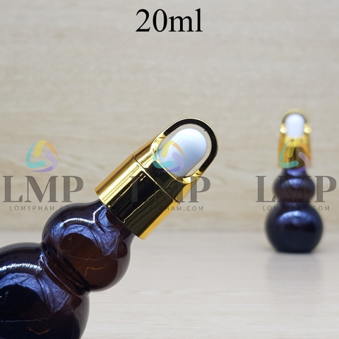 Chai hồ lô nắp bóp quai xách 20ml