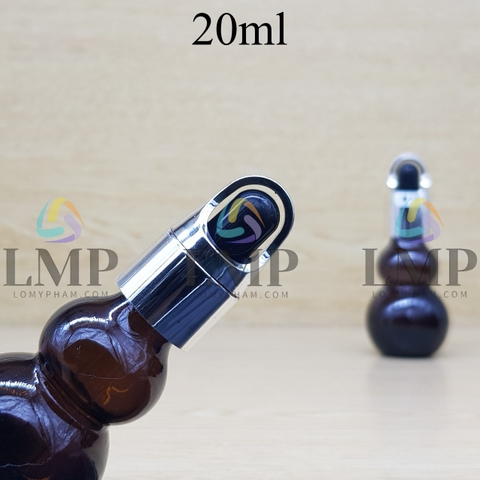 Chai hồ lô nắp bóp quai xách 20ml