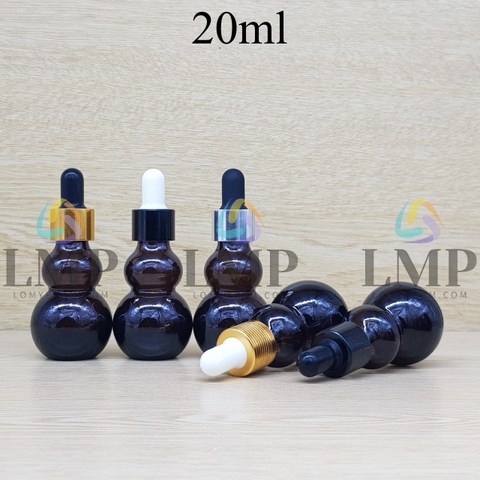 Chai hồ lô nắp bóp khoen nhôm 20ml