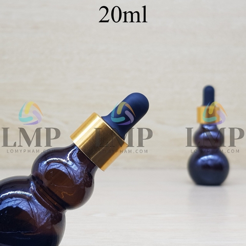 Chai hồ lô nắp bóp khoen nhôm 20ml