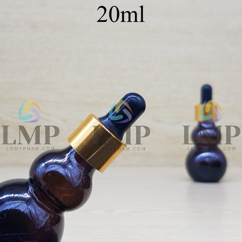 Chai hồ lô nắp bóp khoen nhôm 20ml