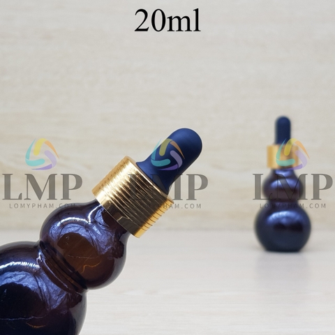 Chai hồ lô nắp bóp khoen nhôm 20ml