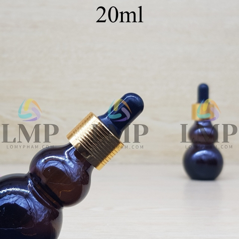 Chai hồ lô nắp bóp khoen nhôm 20ml