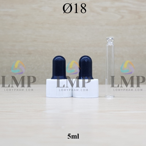 Nắp bóp khoen nhựa sọc Ø18