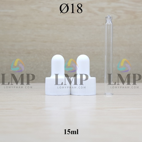 Nắp bóp khoen nhựa sọc Ø18