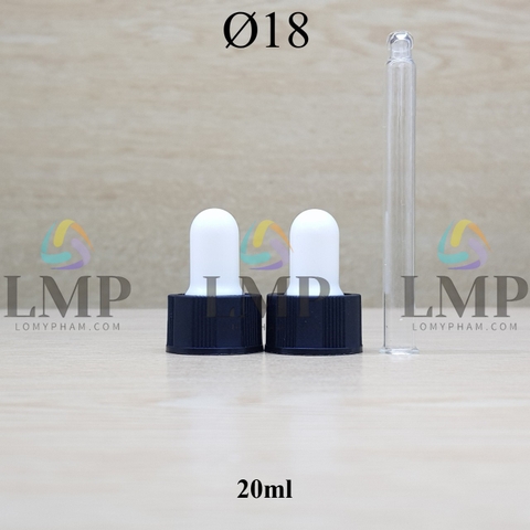 Nắp bóp khoen nhựa sọc Ø18