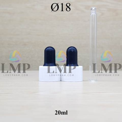 Nắp bóp khoen nhựa sọc Ø18