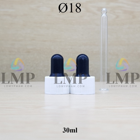 Nắp bóp khoen nhựa sọc Ø18