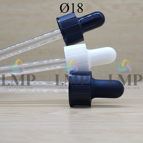 Nắp bóp khoen nhựa sọc Ø18