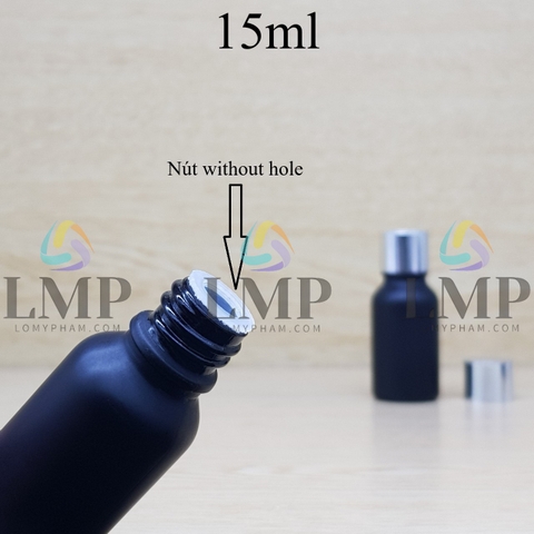 Chai tinh dầu nắp xi KO viền 15ml