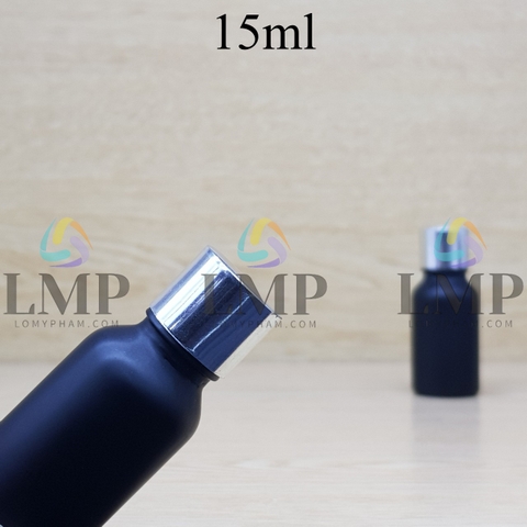 Chai tinh dầu nắp xi KO viền 15ml