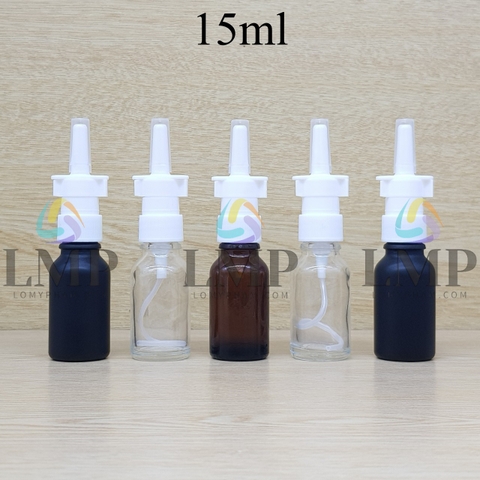 Chai tinh dầu xịt mũi có khóa 15ml