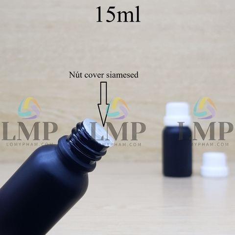 Chai tinh dầu nắp dày 15ml