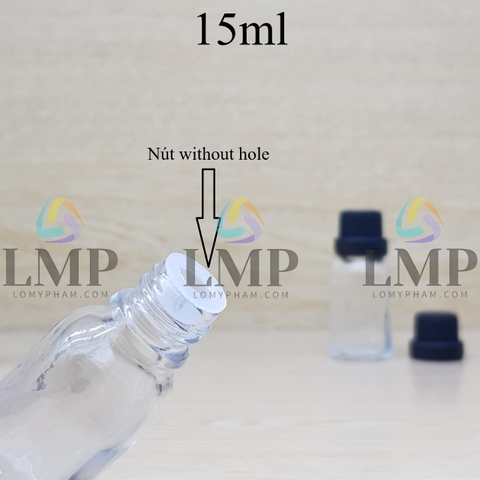 Chai tinh dầu nắp dày 15ml