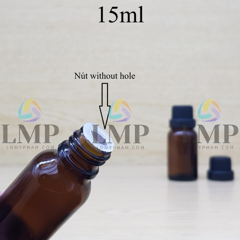 Chai tinh dầu nắp dày 15ml