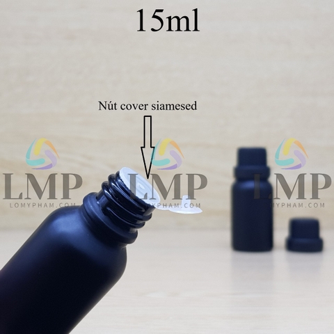 Chai tinh dầu nắp dày 15ml