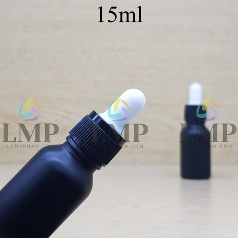 Chai tinh dầu nắp bóp khoen nhựa sọc 15ml